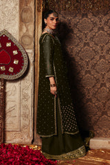 3-PC Embroidered Chiffon Suit CMA-5-144