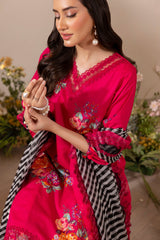 3-PC  Embroidered Lawn Collection Suit CH6-10 P
