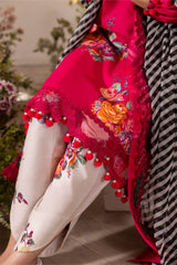 3-PC  Embroidered Lawn Collection Suit CH6-10 P