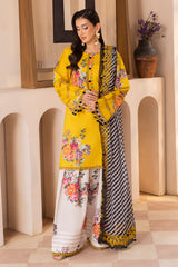 3-PC  Embroidered Lawn Collection Suit CH6-12 P