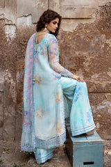 3-PC Unstitched Embroidered Chiffon Collection VSLW6-11