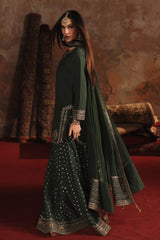 3-PC Embroidered Raw-Silk Suit CMA-5-168