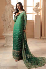 3-PC Unstitched Embroidered  Luxury Chiffon  DJW6-03