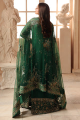 3-PC Unstitched Embroidered  Luxury Chiffon  DJW6-03