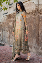 3-PC Unstitched Embroidered Chiffon Collection VSLW6-07