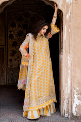 3-PC Unstitched Embroidered Chiffon Collection VSLW6-10