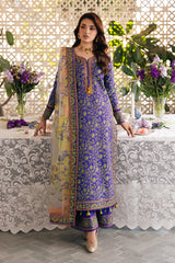 3-PC Unstitched Embroidered Lawn Collection  ED6-04