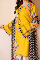 3-PC  Embroidered Lawn Collection Suit CH6-12 P