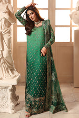 3-PC Unstitched Embroidered  Luxury Chiffon  DJW6-03