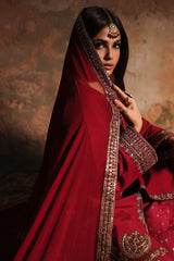 3-PC Embroidered Raw-Silk Suit CMA-5-169