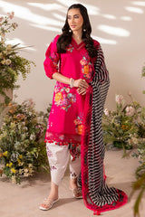 3-PC  Embroidered Lawn Collection Suit CH6-10 P