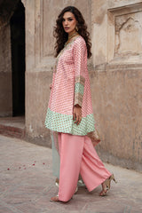 3-PC Embroidered Raw Silk CMA-6-384