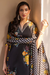 3-PC Unstitched Embroidered Lawn Collection CH6-07