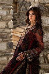 3-PC Unstitched Embroidered Chiffon Collection VSLW6-16