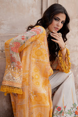 3-PC Unstitched Embroidered Chiffon Collection VSLW6-09