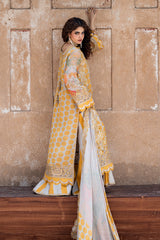 3-PC Unstitched Embroidered Chiffon Collection VSLW6-10