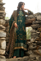 3-PC Unstitched Embroidered Chiffon Collection VSLW6-14