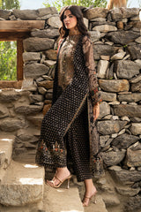 3-PC Unstitched Embroidered Chiffon Collection VSLW6-15