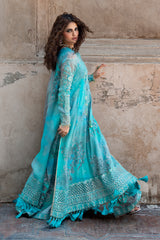 3-PC Unstitched Embroidered Chiffon Collection VSLW6-08