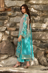 3-PC Unstitched Embroidered Chiffon Collection VSLW6-17