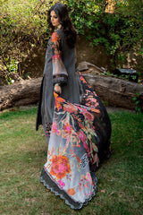 3-PC Unstitched Embroidered Chiffon Collection VSLW6-02