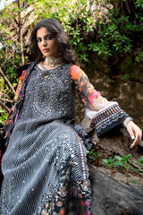 3-PC Unstitched Embroidered Chiffon Collection VSLW6-02