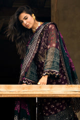 3-PC Unstitched Embroidered Chiffon Collection VSLW6-12