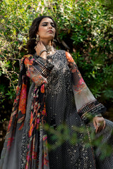 3-PC Unstitched Embroidered Chiffon Collection VSLW6-02