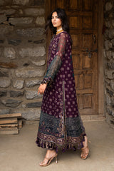 3-PC Unstitched Embroidered Chiffon Collection VSLW6-12