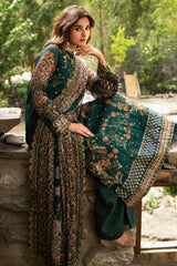3-PC Unstitched Embroidered Chiffon Collection VSLW6-14