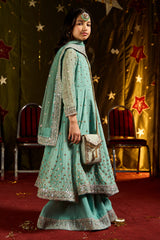 3-PC Embroidered Chiffon Suit CKP-5-185