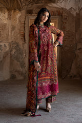 3-PC Unstitched Embroidered Chiffon Collection VSLW6-04