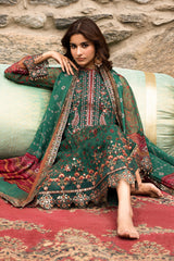 3-PC Unstitched Embroidered Chiffon Collection VSLW6-18