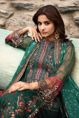 3-PC Unstitched Embroidered Chiffon Collection VSLW6-18