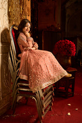 3-PC Embroidered Chiffon Suit CKP-5-186