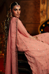 3-PC Embroidered Chiffon Suit CMA-5-164