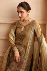 3-PC Unstitched Embroidered  Luxury Chiffon  DJW6-06