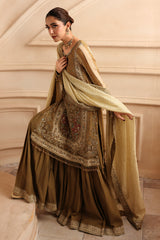 3-PC Unstitched Embroidered  Luxury Chiffon  DJW6-06