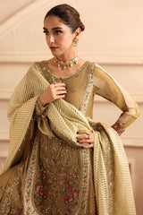 3-PC Unstitched Embroidered  Luxury Chiffon  DJW6-06