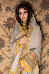 3-PC Unstitched Embroidered Chiffon Collection VSLW6-10