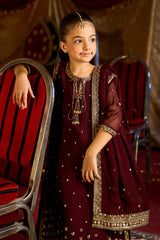 3-PC Embroidered Chiffon Suit CKP-5-200