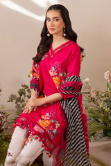 3-PC  Embroidered Lawn Collection Suit CH6-10 P