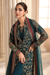 3-PC Unstitched Embroidered  Luxury Chiffon  DJW6-05