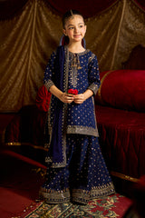 3-PC Embroidered Chiffon Suit CKP-5-183