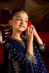 3-PC Embroidered Chiffon Suit CKP-5-183