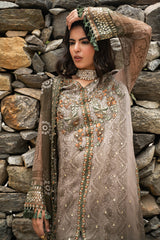 3-PC Unstitched Embroidered Chiffon Collection VSLW6-13