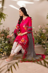 3-PC  Embroidered Lawn Collection Suit CH6-10 P