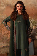 3-PC Embroidered Raw-Silk Suit CMA-5-079