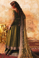 3-PC Embroidered Net Pishwas Suit stm-5-03